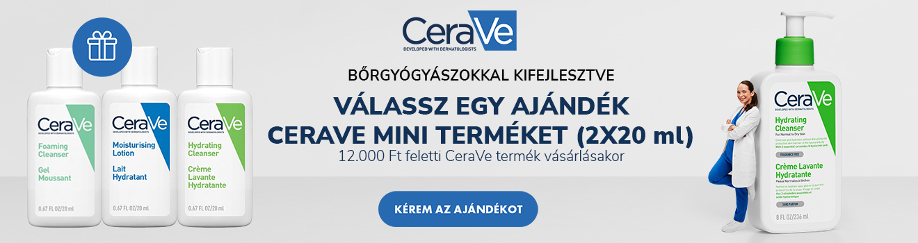 CeraVe 40 ml-s ajándékok (12.000) 2024.02.